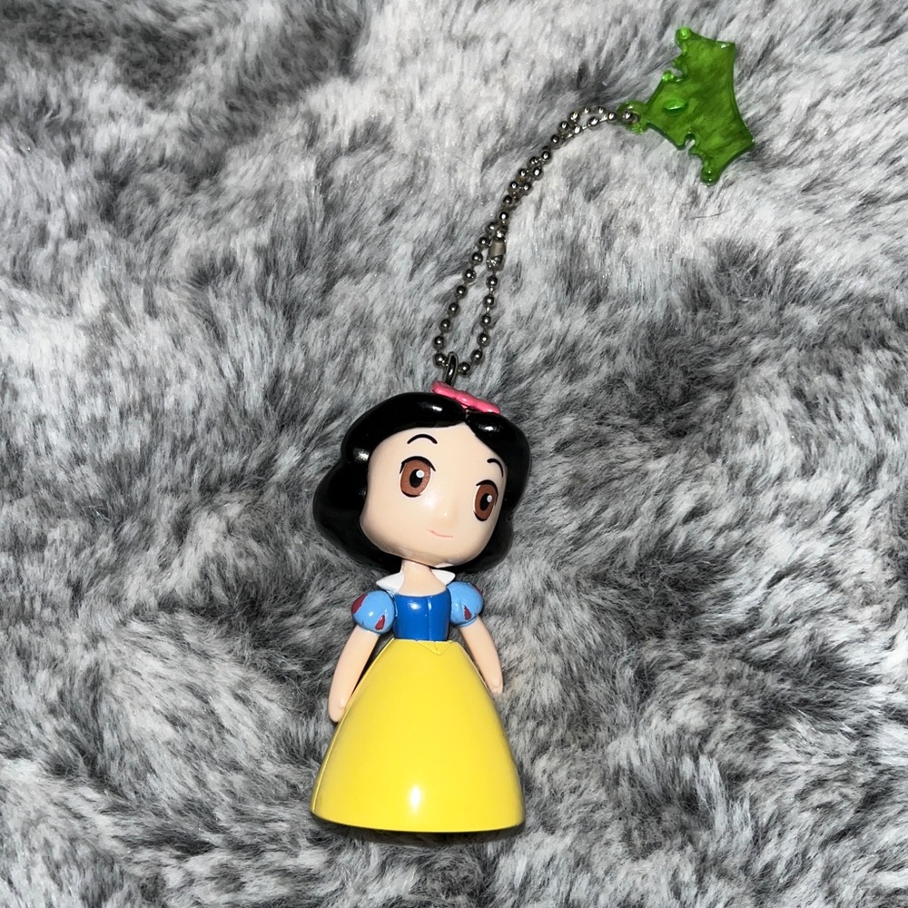 🍀5/10$ Keyring bobble head Snow White  Disney Read